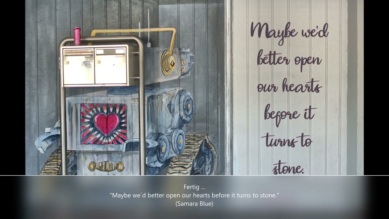 Silk City Gallery 2021   Cuboliquido/Italien   "Dein ist mein ganzes Herz"