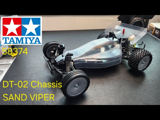 Tamiya 58374 SAND VIPER DT-02 Chassis assembly - YouTube