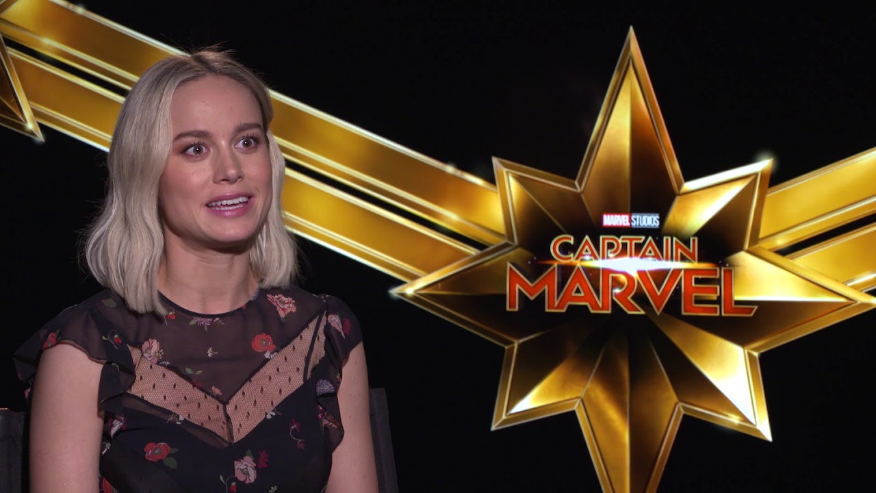 Brie Larson Interview Captain Marvel YouTube