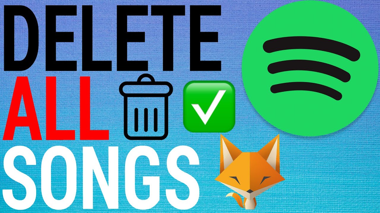 delete multiple songs at once on spotify