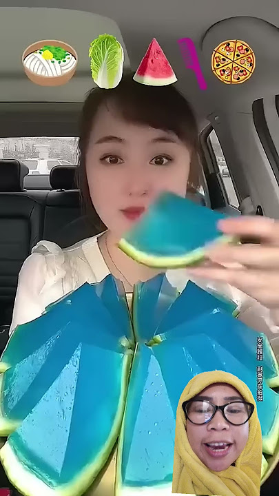 MAKAN JELLY SESUAI EMOJI‼️    #food #mukbang #cooking #cake #dubber