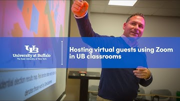 Host Virtual Guests Using Zoom in UB Classrooms