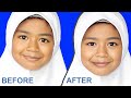 CARA EDIT FOTO WAJAH MIRING MENJADI SIMETRIS DENGAN PHOTOSHOP