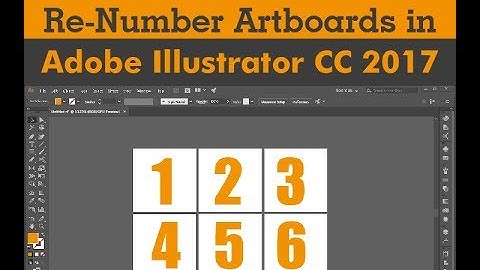 How to reorder renumber artboards in adobe Illustrator cc 2017