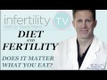 Fertility Diet| Does it matter what you eat? Watch this video to find out