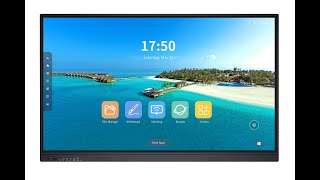 Devops Android 11.0 IFPD 4K Interactive Flat Panel Display with Light Sensor Wireless Sharing USB C