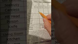 Addictive True Crime Logic  puzzles that will test your wits. #logicpuzzles #truecrimeaddict