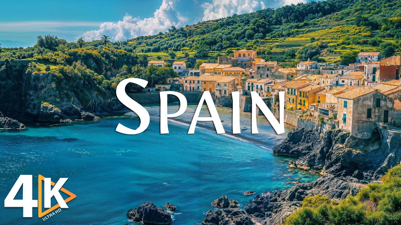 ЧУДЕСА ИСПАНИИ 4K UHD • Потрясающие пейзажи под расслабляющую музыку