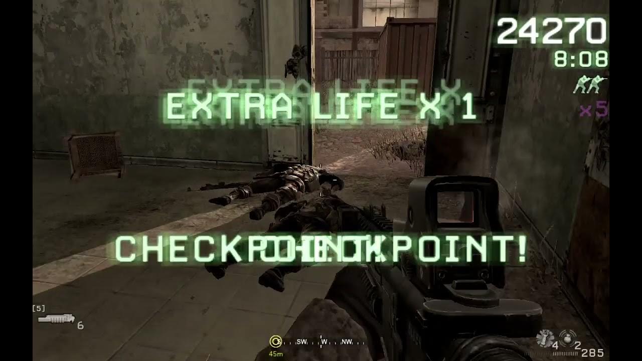 call of duty4 modern warfare arcade gameplay walkthrough chapter8 shock ...