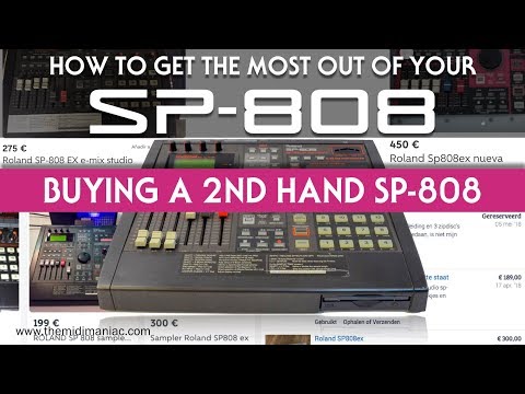 Buying a second hand SP-808? Do first this test! - YouTube