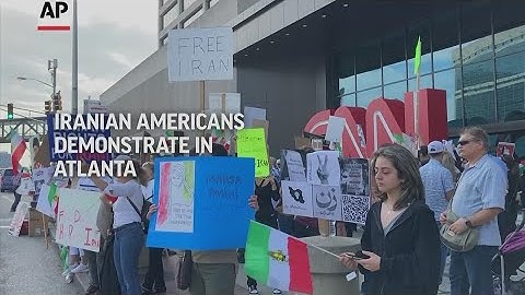 Iranian Americans protest in Atlanta | Video