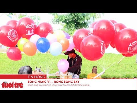 Video Bỏng nặng vì… bong bóng bay - youtube