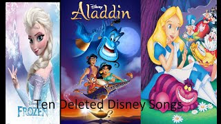 Ten Deleted Disney Songs