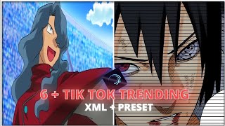 7 Tik Tok Trending Edit's Preset Base #5 [XML + QR Code + ALIGHT Link ]