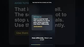 Stop Tutorial Hell: How to Actually Learn Coding