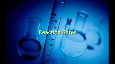 Chapter 13 - Chemical Kinetics - Part I - Average and Instantaneous Rates