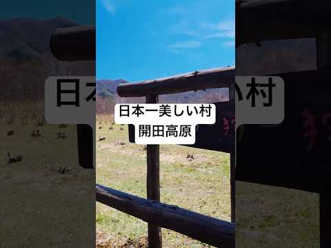【長野県観光】日本一美しい村を歩いてみた！標高1500mの高原で雪山を見ながらランチ！【旅行VLOG、レビュー】 #開田高原 #長野県#木曽町 #木曽馬 #野焼き #開田高原アイスクリーム工房