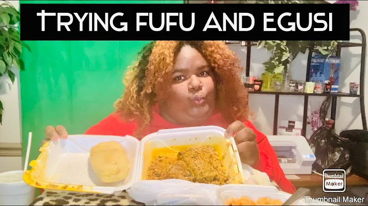 FuFu and Egusi MUKBANG| First Time Trying It| Funny Reaction