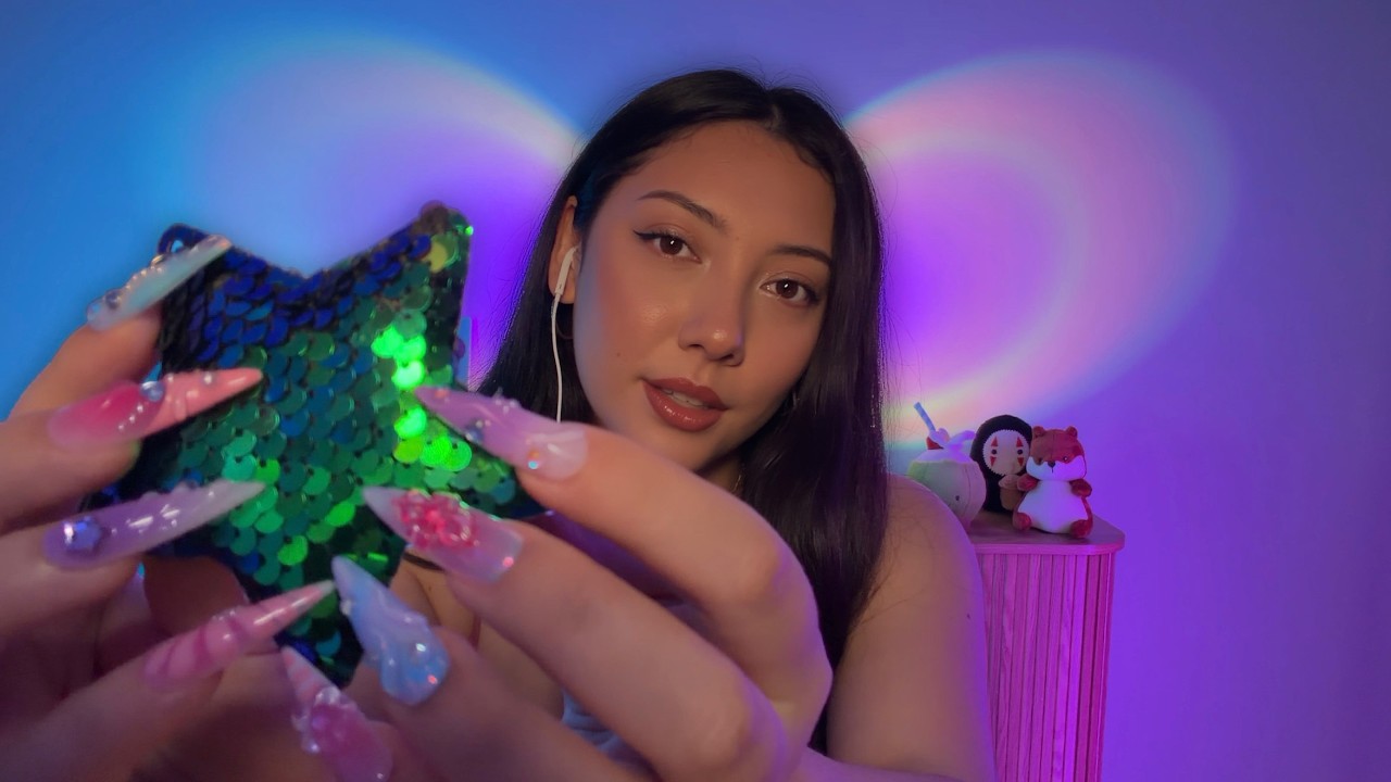 lowkey... i've run out of title ideas but this is 1 hour of ASMR with every colour from the rainbow