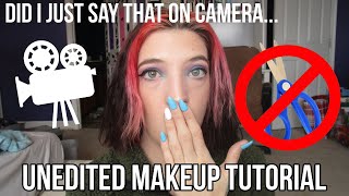 Unedited makeup tutorial 2020