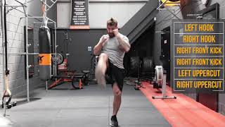 Intense 20 Minute Cardio HIIT Combat style Workout Class (PART 2)
