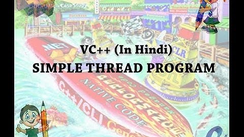 VC++ SIMPLE THREAD PROGRAM