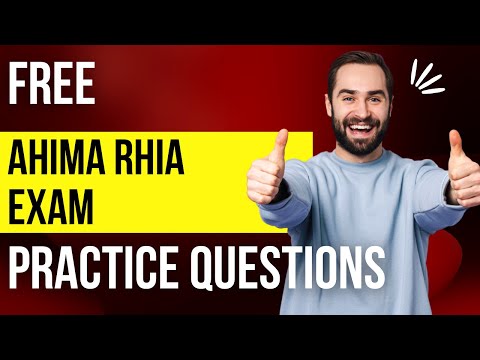 AHIMA RHIA Exam Free Practice Questions Part 1