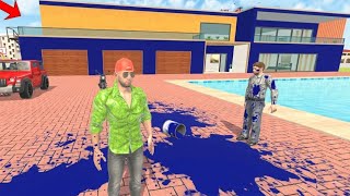 Jack change the house 🥳 colour in dark blue colour 🤩 in Indian theft auto..✨