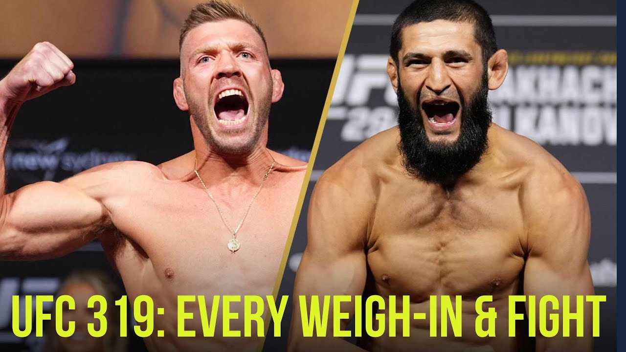 Official Weigh-In Results | UFC 319: Du Plessis vs Chimaev