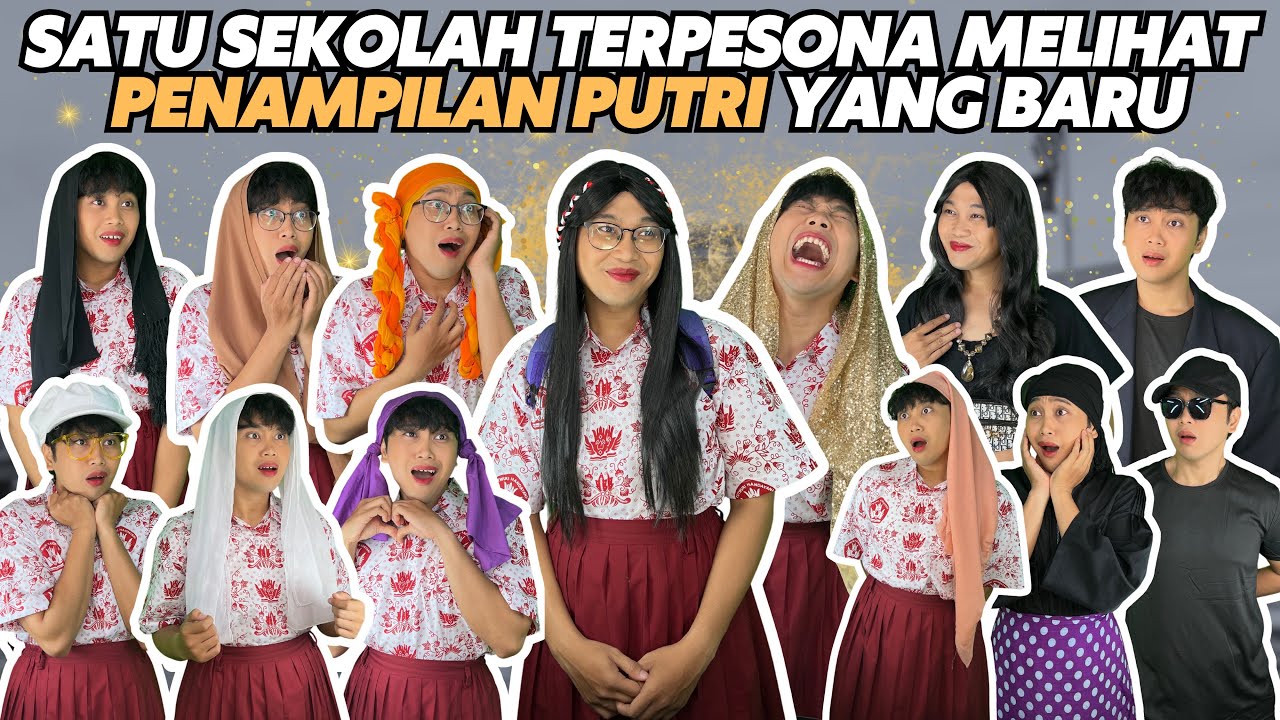 SATU SEKOLAH TERPESONA MELIHAT PENAMPILAN BARU PUTRI