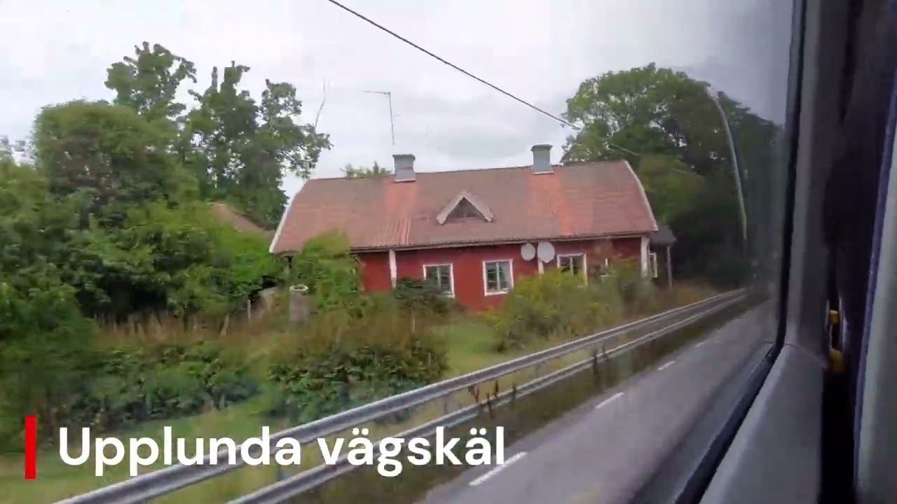 SL buss linje 638 Norrtälje till Vätö del 1 av 2