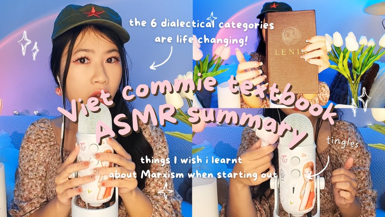 ASMR Learn dialectical materialism like a Viet pro 🇻🇳 | tapping, mic scratching BOOK SUMMARY
