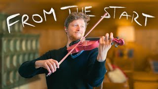 Laufey - From The Start - Violin Cover with Lyrics by NIKOLAUS