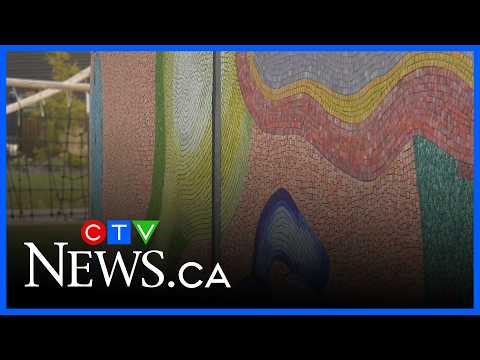 New mosaic tile mural finished in Element Park