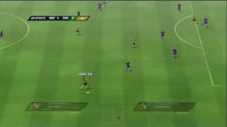FIFA 10 - Sweet 180 jumping backheel pass