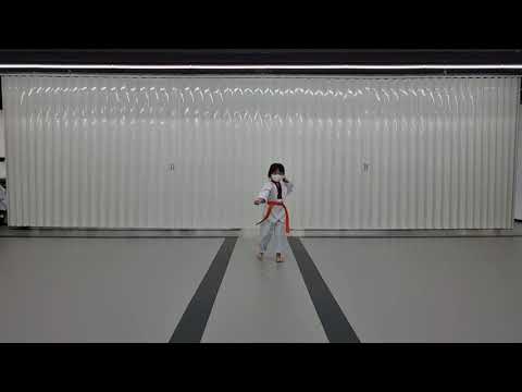 2021 백석대학교 총장배 온라인태권도대회 (공인품새 개인전 유급자부 조아라 태극 2장)