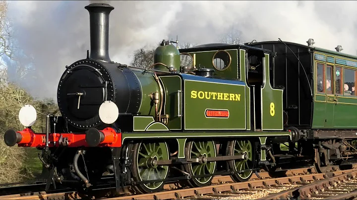 Isle Of Wight Steam Railway - Overhauled W8 ‘Freshwater’ Terrier Departs Havenstreet For Wootton