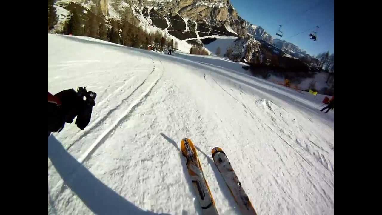 GoProHD: DolomitiSuperski  Val Stella Alpina  - Edelweiß Tal, Colfosco