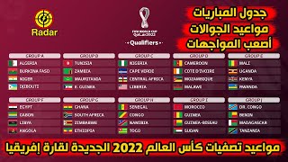 مواعيد تصفيات كأس العالم 2022 الجديدة قارة إفريقيا وأصعب المباريات