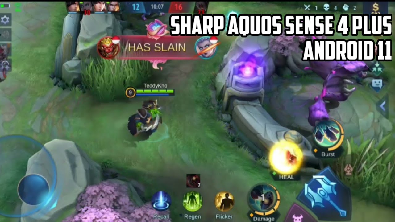 Sharp Aquos Sense 4 Plus Android 11 Gaming Test Mobile Legends Ultra Graphics Screen Record Youtube