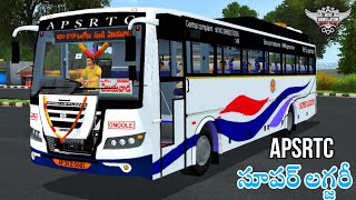 APSRTC Super Luxury Bus Mod For Bus Simulator Indonesia