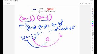 (3a-1/2)(3a-1/2)=?