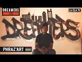 Dreamers  phrazart live street art  caudan arts centre rooftop