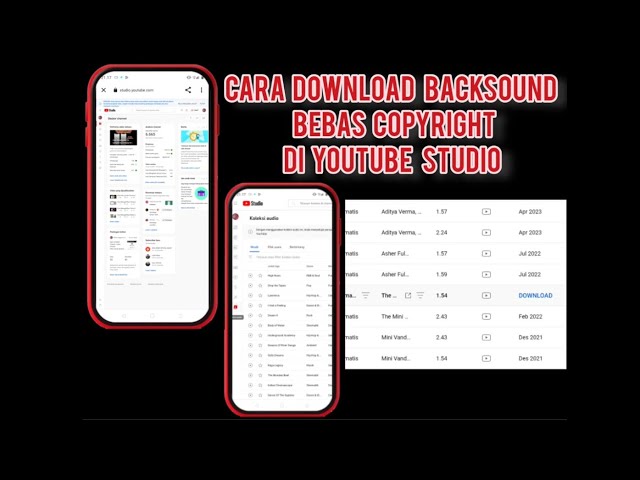 Cara Download Musik Bebas Copyright Di YouTube Studio (Terbaru 2023) class=