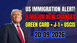 5Major US Immigration Changes You Need to Know — USCIS, Green Card, J 1 & Backlog 1080p