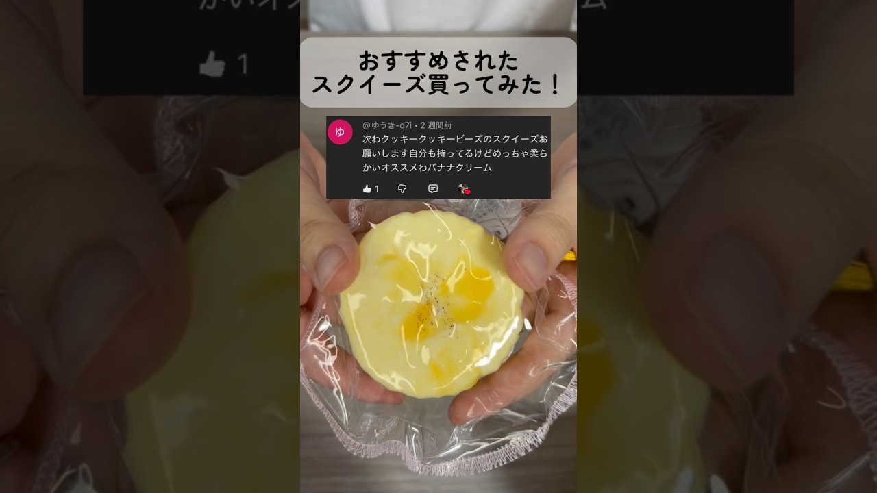 おすすめされたスクイーズ買ってみた!#shorts #スクイーズ #クッキービーズ