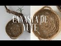 CANASTA O CESTA DE YUTE / COIL WEAVING BASKET / CESTA DE JUTA /