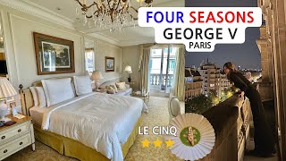 🇫🇷1박에 0000유로..! 파리 최고의 호텔에서 제대로 즐기기, 포시즌스 파리, 미슐랭3스타 르쌍크 Le Cinq 디너 / PARIS Vlog Ep.1
