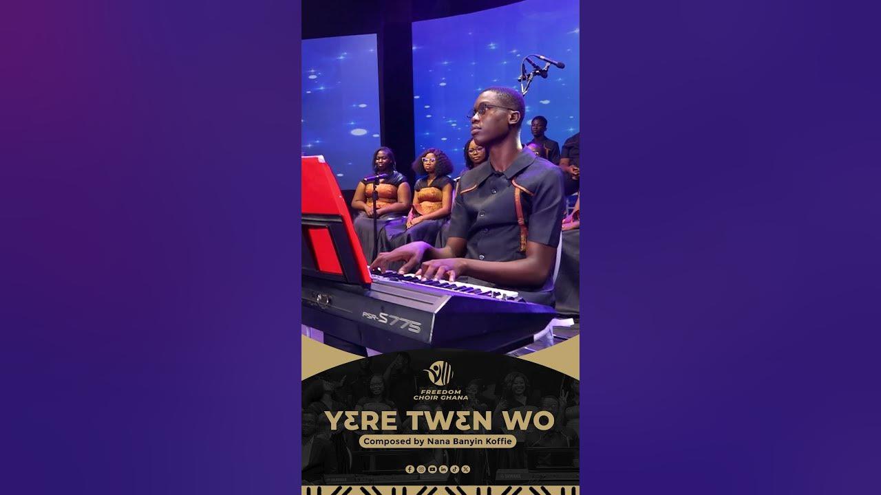 Premiere: “Yɛre Twɛn wo Yesu” – A song of hope in sorrow. Join us tonight at 6 PM. #freedomchoirgh