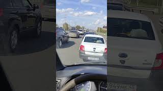 Воскресная пробка на Омской.28.04.24